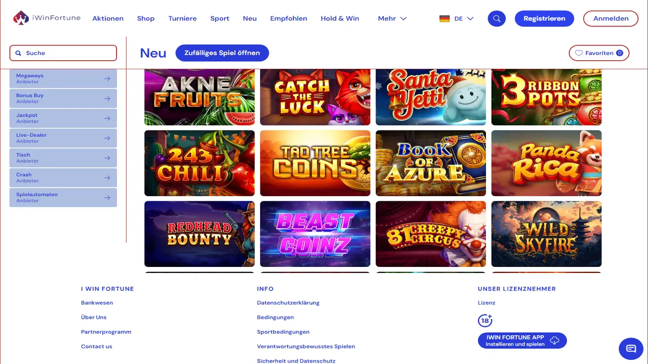 Iwinfortune New-Games