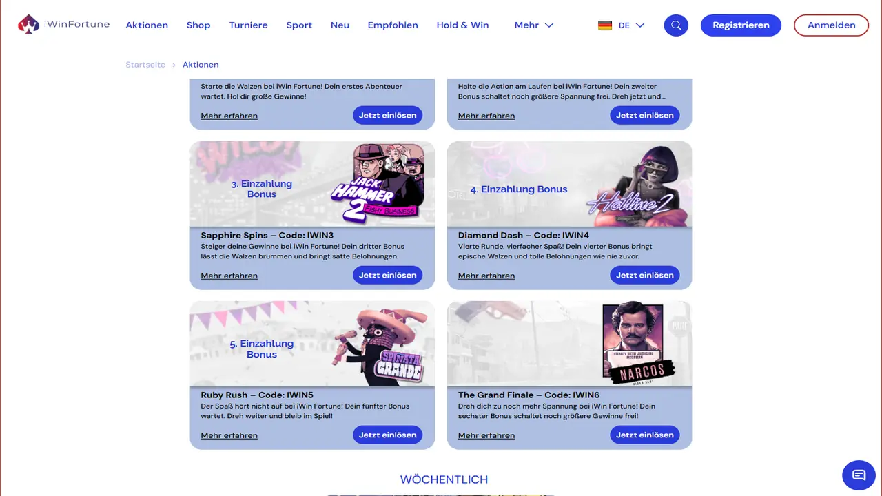 Iwinfortune Promotions